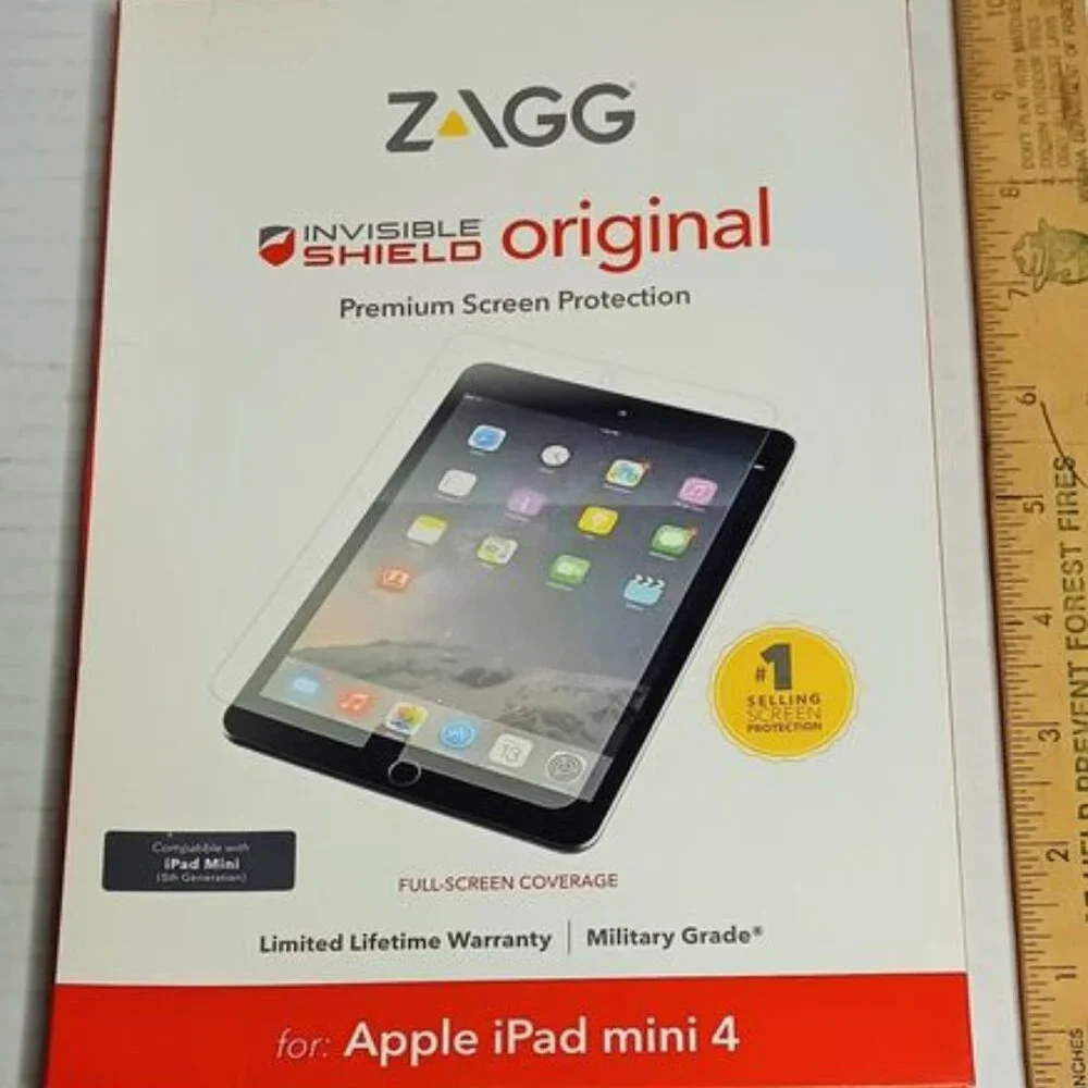 NEW Zagg Invisible Shield Original Premium Screen Protection for Apple iPad Mini